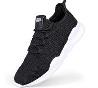 Scarpe da Tennis Leggere e comode per Gli Uomini Scarpe da Tennis da Passeggio Trainer Nero 43
