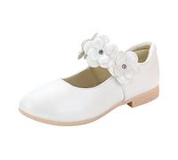 Scarpe da tennis per bambini 35 scarpe per bambini scarpe in pelle bianca Bowknot ragazze scarpe da principessa scarpe singole scarpe prestazionali donna blu scuro, bianco, 33 EU