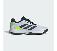 adidas Ubersonic Kids Tennis Shoes, Scarpe Unisex-Bambini, Pure Teal/Silver Metallic/Lucid Lemon, 34 EU