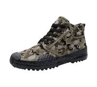 Scarpe da trekking alte da uomo, scarpe da trekking, scarpe militari mimetiche
