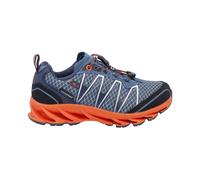 CMP Kids Altak Trail Shoes WP 2.0, Running Shoe, Bluestone-Arancio, 34 EU