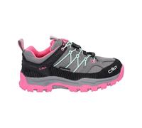 CMP Kids Rigel Low Trekking Shoes Wp, Scarpe da trekking Unisex - Bambini e ragazzi, Cemento Pink Fluo, 34 EU