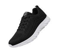 Scarpe da trekking da ciclismo da uomo, per il tempo libero, da uomo, leggere, da trekking, con suola morbida, antiscivolo, da uomo, da jogging, da uomo, bianco, 41 EU
