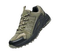 Scarpe da trekking da uomo con lacci, supporto per arco plantare, da viaggio, atletica, antiscivolo, da uomo, per sport all'aria aperta, montagna, trekking, scarpe stabili e imbottite, stivali da