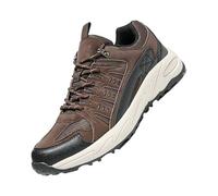 Scarpe da trekking da uomo con lacci, supporto per arco plantare, da viaggio, atletica, antiscivolo, da uomo, per sport all'aria aperta, montagna, trekking, scarpe stabili e imbottite, stivali da