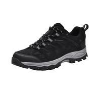 Scarpe da trekking da uomo impermeabili antiscivolo da passeggio all'aperto leggere traspiranti antiscivolo scarpe da arrampicata basse supporto arco ortopedico Chunky scarpe sportive atletiche, Nero