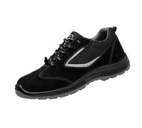 Scarpe da trekking da uomo in pelle nera scarpe da lavoro antiscivolo da trekking, scarpe da corsa, scarpe da ginnastica leggere, scarpe da ginnastica per attività all'aria aperta, scarpe da corsa