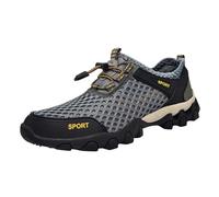 Scarpe da trekking da uomo in rete, traspiranti, comode, da viaggio, alla moda, casual, per l'uso quotidiano, con suola flessibile, design elegante