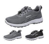 Scarpe da trekking da uomo, per alluce valgo, leggere, traspiranti, antiscivolo, artrite, ortopediche, per camminare, terapeutiche, per diabetici, grigio., 42 EU