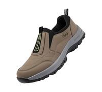Scarpe da trekking da uomo, scarpe da trekking da uomo, scarpe da trekking leggere e resistenti, scarpe da ginnastica comode con suola antiscivolo, sneakers traspiranti, trekking e tempo libero, cachi