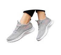 Scarpe da trekking Donna Arco plantare a Piedi Scarpe da Ginnastica Traspirante All'aperto Casual Sneakers Ortopediche Piede Larga Slip on Moda per Il Lavoro, Grigio 6, 36 EU