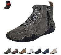 Scarpe da Trekking e da Escursionismo da Uomo Vogany Alpaca, Antiscivolo, Impermeabili, Traspiranti, for Il Tempo Libero all'aperto, a Piedi Nudi(Grey,42 EU)