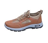 Scarpe da trekking impermeabili da uomo, con supporto per arco plantare, scarpe da passeggio ortopediche, scarpe da ginnastica da uomo, extra larghe, antiscivolo, comode, espadrillas per trail