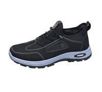 Scarpe da trekking impermeabili da uomo, con supporto per arco plantare, scarpe da passeggio ortopediche, scarpe da ginnastica da uomo, extra larghe, antiscivolo, comode, espadrillas per trail