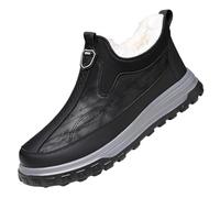 Scarpe da Trekking Invernali da Uomo da Indossare Senza Lacci Ortopediche Impermeabili da Lavoro Extra Larghe Antiscivolo per Arrampicata E Sentieri in Memory Foam