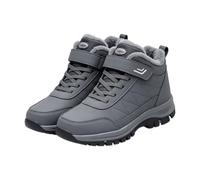 Scarpe da trekking invernali da uomo, foderate in pile, a gambale, calde | Stivali con lacci, stivali termici al ginocchio con tacco a blocco, stivali corti, stivali dell'esercito tedesco