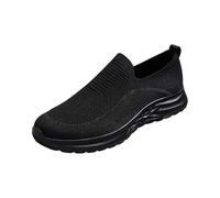 Scarpe da trekking Orthofit, unisex, per il tempo libero, scarpe da ginnastica in tinta unita, per camminare, ortopediche, traspiranti, classiche, Driving Penny, Nero , 47 EU