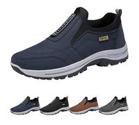 Scarpe da trekking ortopediche e ortopediche da uomo, ergonomiche, per alleviare il dolore, leggere, antiscivolo, unisex, per il fitness e la vita quotidiana, scarpe da trekking e da trekking, Blu, 41