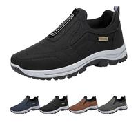 Scarpe da trekking ortopediche e ortopediche da uomo, ergonomiche, per alleviare il dolore, leggere, antiscivolo, unisex, per il fitness e la vita quotidiana, scarpe da trekking e da trekking, Nero