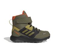 adidas Terrex Trailmaker High Cold.RDY Hiking Shoes, Scarpe da Trekking, Focus Olive/Pulse Olive/Orange, 33 EU