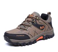 Scarpe da Trekking per Escursionismo all'aperto da Uomo Stringate Mountain Sneaker all'aperto Sport Camminate Scarpe da Ginnastica per Tutta la Stagione (43 EU, Cachi)