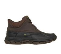 Skechers Uomo Respected Swamper Slip-In ALLENATRICE, Chocolate Leather/Duraleather/Black Trim, 42 EU