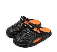 Scarpe da uomo 2 in 1 con fibbia regolabile a punta chiusa Ciabatte aperte sul retro estive traspiranti Calzature spiaggia antiscivolo giardino leggere