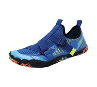 Scarpe da uomo ad asciugatura rapida, scarpe da ginnastica da uomo a piedi nudi, zero goccia, scarpe da trekking all'aperto con suola in gomma antiscivolo, scarpe da passeggio leggere, Blu, 42.5 EU