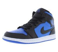 Scarpe da uomo Air Jordan 1 Mid, nere, 554724-090., 45 EU