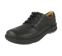 Clarks Nature Three, Mocassini Uomo, Nero, 45 EU