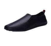 Scarpe da uomo Comfort Faux Slip su Espadrilles Flat per uomini uomini uomini Loafers Flat Slip On Scarpe Penny Casual Scarpe Sportive Mocassini Sneakers Traspirante Leggero, Nero , 41 EU