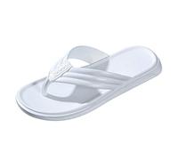 Scarpe da uomo da spiaggia flops Flat Toe Sandwich Spiaggia Flops per Uomo Impermeabile Scarpe da Uomo Imbottite, bianco, 40 EU