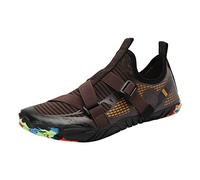 Scarpe da uomo da uomo per acqua a piedi nudi, scarpe sportive per spiaggia, nuoto, piscina, surf, yoga, corsa, surf, canottaggio, ad asciugatura rapida, con cinturino regolabile, scarpe da trekking