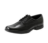 Scarpe da uomo Derby Oxfords Elegante scarpa da città, in pelle, con lacci, stile classico, vintage, casual, per camminare, Le Noir, 44 EU