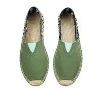 Scarpe da uomo in tela da barca, comode, senza lacci, suola in lino intrecciata, scarpe da ginnastica casual retrò alla moda, scarpe da passeggio traspiranti, leggere, mocassini bassi estivi, Jn, 41 1