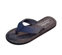 Scarpe da uomo larghe scarpe da spiaggia infradito piatte toe sandwich spiaggia infradito per uomo uomo scarpe fitness 47, Blu, 44 EU