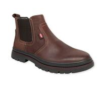 Scarpe da uomo Lee Cooper in pelle marrone Zobel 41