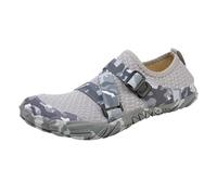 Scarpe da uomo per attività all'aperto, traspiranti, Quick Drying Beach Snorkelling Swimming Shoes Anti Cut Anti Rafting Water Shoes da uomo impermeabili, grigio., 46 EU