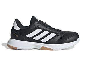 Scarpe da uomo per badminton/squash Adidas Ligra 8 M - core black/cloud white - Nero (44)