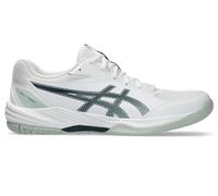 Scarpe da uomo per badminton/squash Asics Gel-Task 4 - white/tranquil teal - Bianco (46,5)