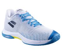 Scarpe da uomo per badminton/squash Babolat Shadow Spirit 2 - white/algier blue - Bianco (44)