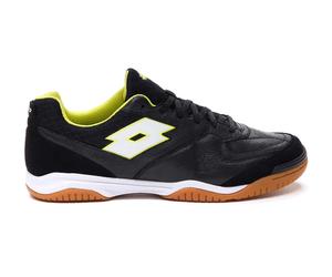 Scarpe da uomo per badminton/squash Lotto Tacto 200 V - all black/all white - Nero (45)