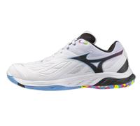 Scarpe da uomo per badminton/squash Mizuno Wave Fang 2 - white/pink tetra/all abroad - Bianco (42,5)