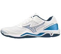 Scarpe da uomo per badminton/squash Mizuno Wave Phantom 3 - white/dark denim/blue jasper (44,5)