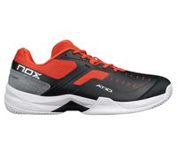 Scarpe da uomo per il padel NOX AT10 Pro - Nero, Rosso (45)