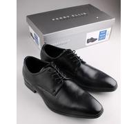 Scarpe Da Uomo Perry Ellis Portfolio Numero 12 Nere Oxford Wingtip NUOVE