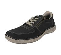 Scarpe Da Uomo Rieker 03030 Con Zip Dettagliate E Extra Larghe