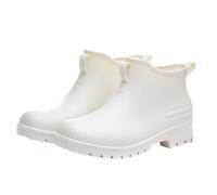Scarpe da uomo scarpe casual corte su stivali acqua caviglia moda all'aperto scarpe casual da uomo, bianco, 40 2/3 EU