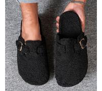 Scarpe da uomo tipo mulo, nuova primavera, vintage, slip-on, mocassini casual, scarpe spaiate, con punta chiusa, piatte, con cinturino regolabile, disponibili in versione senza peluria per tutte le st