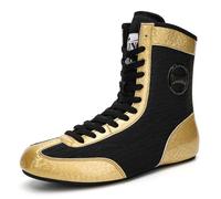 Scarpe da wrestling antiscivolo e traspiranti,scarpe da boxe unisex con supporto elevato,stivali da wrestling, stivali da combattimento,scarpe da allenamento, supporto extra alla caviglia per pugili (
